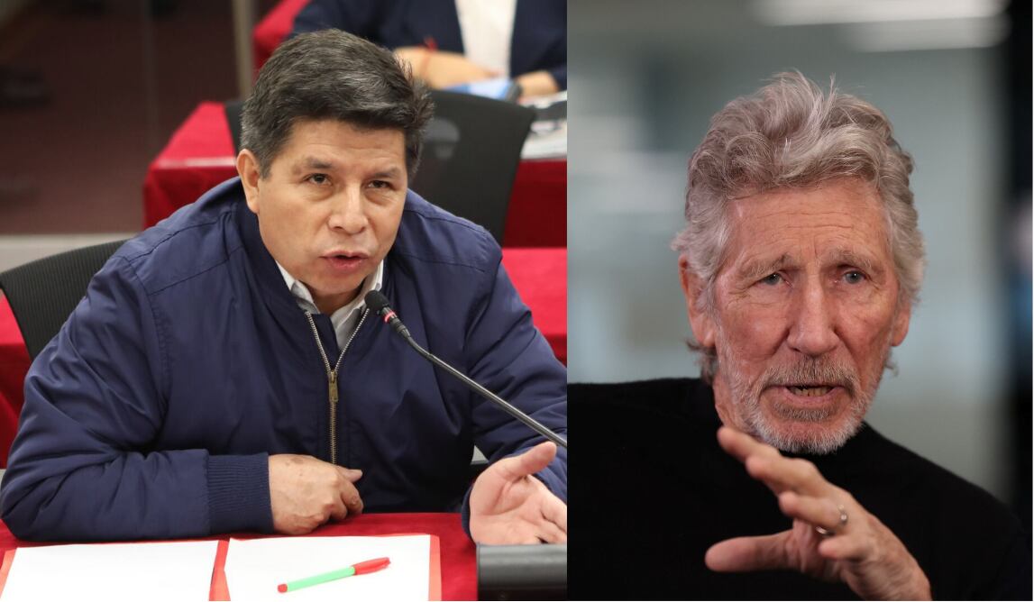 Pedro Castillo agradeció el apoyo de Roger Waters. (Foto: Infobae Perú / Poder judicial / Reuters)