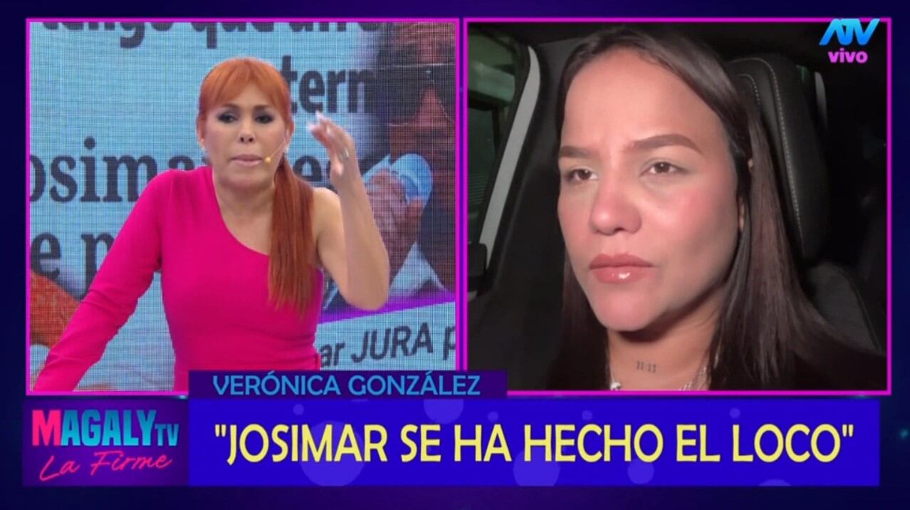 Verónica González sobre Josimar: “No quiere reconocer a mis hijos para no tener problemas con su familia”. Infobae Perú / Captura TV - Magaly TV La Firme