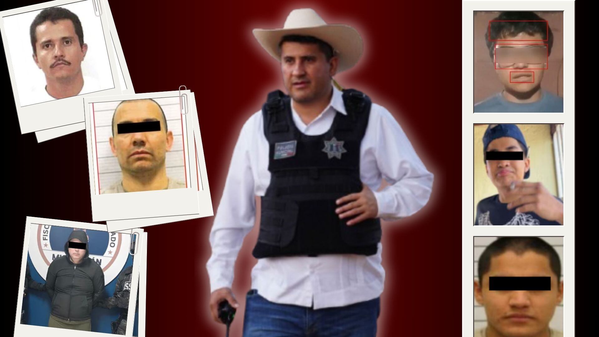 La red detrás del asesinato de Carlos Manzo: perfiles y papeles de todos los participantes en Uruapan. (Anayeli Tapia/Infobae)