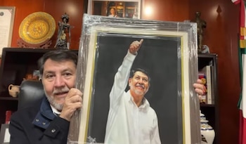 El cuadro, realizado por Aurora