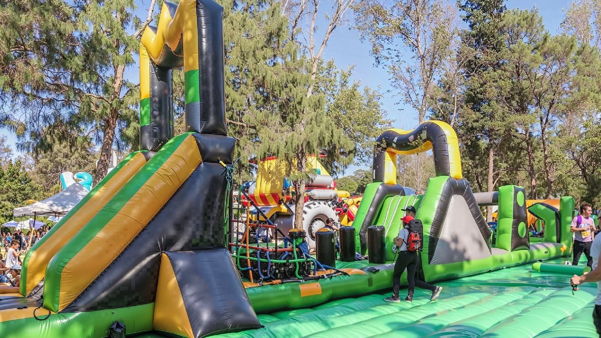 Inflatón 2025 en el Parque Naucalli, en el municipio de Naucalpan Edomex
