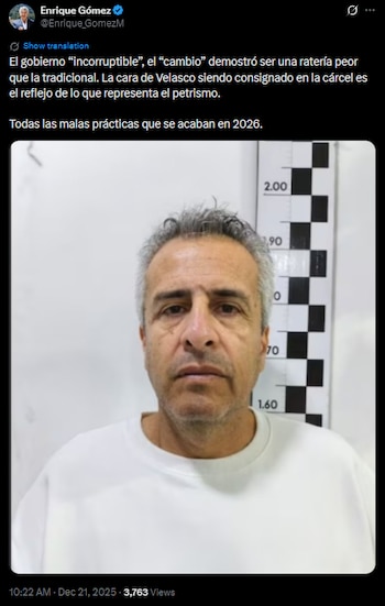 Enrique Gómez se despachó contra