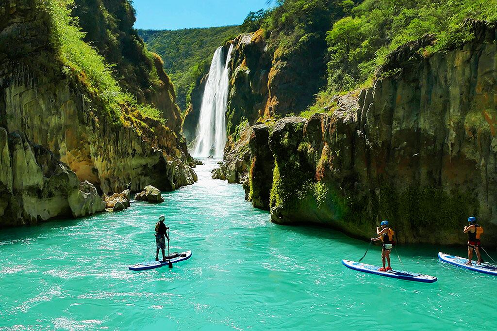 Aquismón, en la Huasteca potosina, destaca por el Sótano de las Golondrinas y la Cascada de Tamul. (Foto: Sectur)