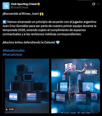 El anuncio del fichaje de