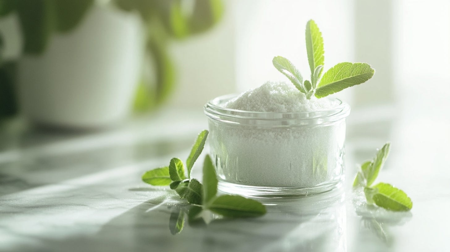 La estevia es un endulzante de origen vegetal que no aporta calorías y se considera seguro para el consumo humano (Imagen Ilustrativa Infobae)