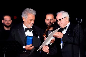Placido Domingo, galardonado en Austria
