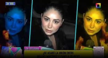 Melanie Martínez marca distancia de Pamela Franco y lanza fuerte mensaje: “No pienso retractarme”. Captura: Amor y Fuego.