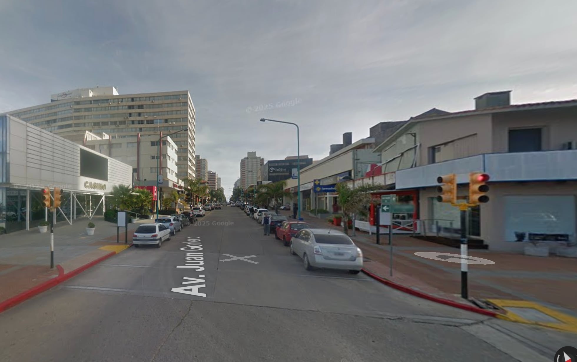 Gorlero y la calle 31, el lugar en el que vive Pablo Goncálvez en Punta del Este (Google Maps)