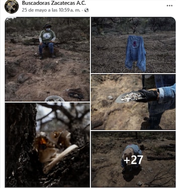 El 25 de mayo madres y padres buscadores hallaron una fosa clandestina en la zona conocida como La Casita, en Fresnillo, Zacatecas