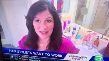 Una periodista grabó accidentalmente a