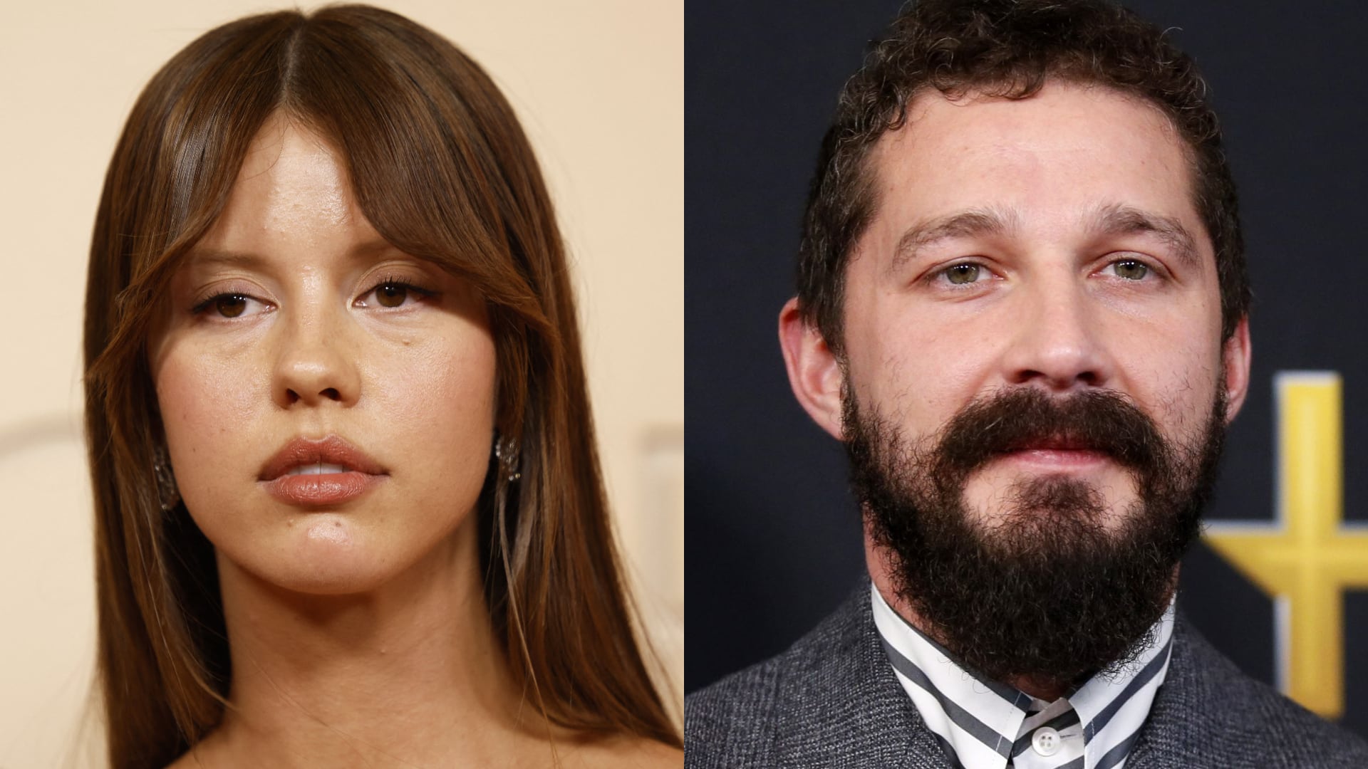 Mia Goth presentó una solicitud de divorcio de Shia LaBeouf en un tribunal de California tras citar diferencias irreconciliables. (REUTERS)