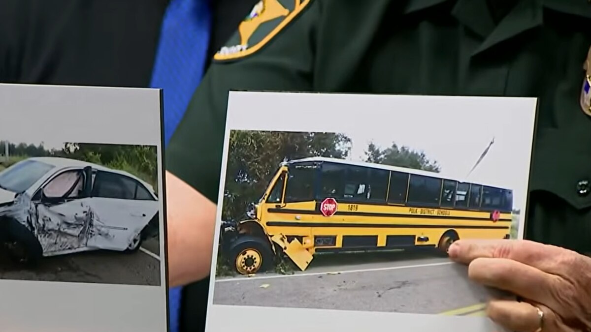 Imagen de la noticia: Una estudiante latina de 16 años y un conductor que iba al trabajo murieron en el choque del autobús escolar en Florida