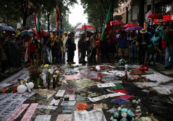 Homenaje a Dilan Cruz en