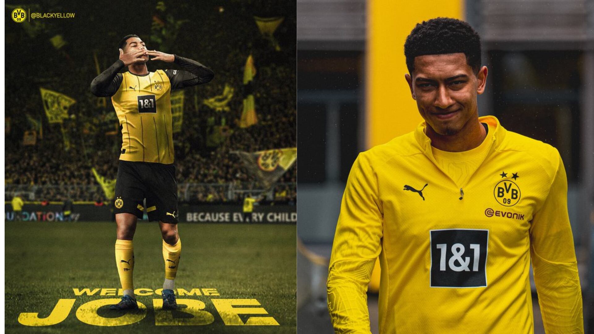 Jobe Bellingham es anunciado como nuevo refuerzo del Borussia Dortmund.