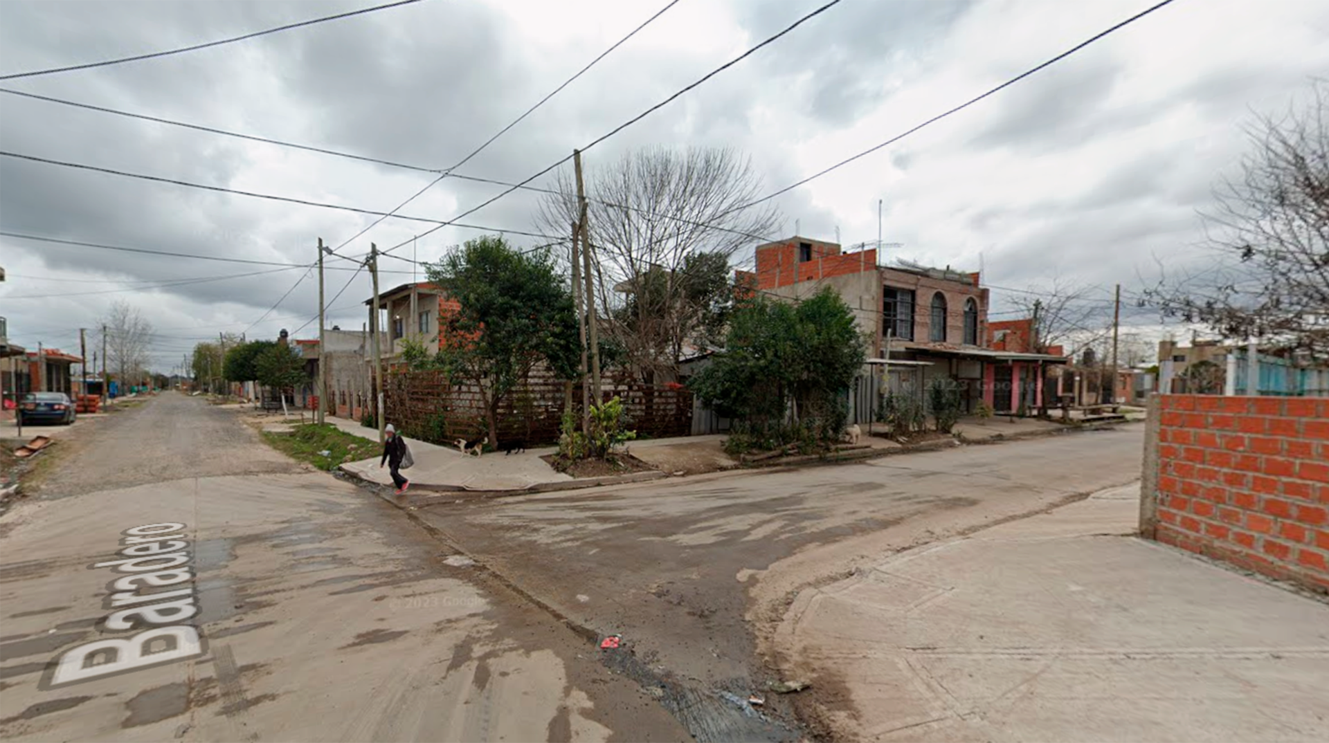La secuencia ocurrió en la intersección de la calle Paraguay y Baradero, en la localidad bonaerense de Pilar