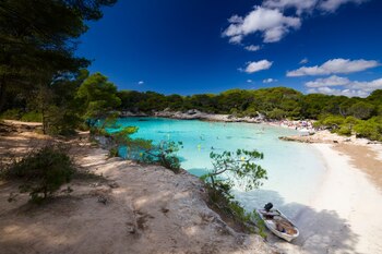 Cala Turqueta, en Menorca (Shutterstock).