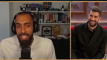 Borja Iglesias sigue el chiste de Broncano en ‘La Revuelta’: “Si me volvéis a llamar, que sea antes de marzo, por si acaso”