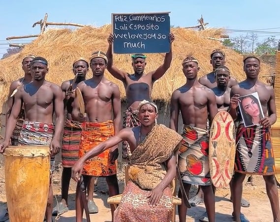 La agrupación africana Niudance hizo un saludo de cumpleaños para Lali Espósito