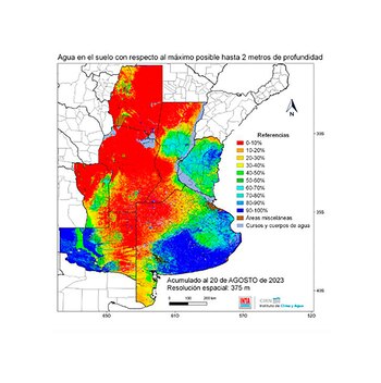 Mapa del INTA sobre las
