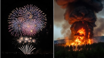 Qué debes saber sobre los fuegos artificiales y el riesgo de incendios forestales este 4 de julio