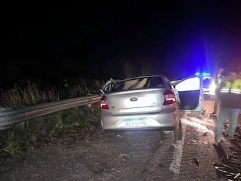 El accidente en la Ruta 9 ocurrió de madrugada, a la altura del kilómetro 1.251, en el departamento Leales