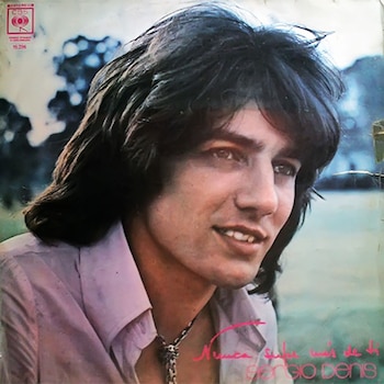 Sergio Denis de joven en la portada del disco "Nunca supe más de ti"