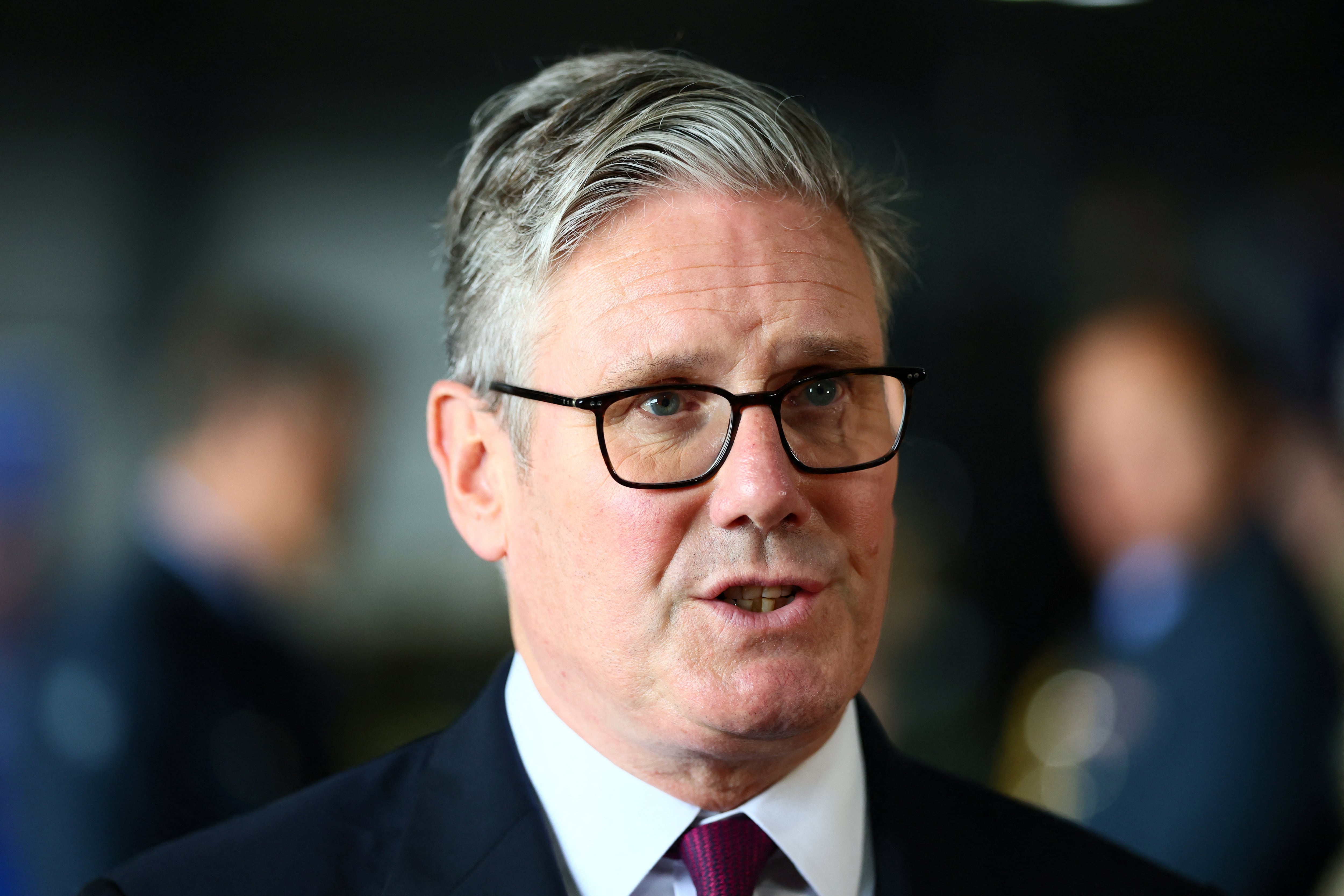 Keir Starmer, primer ministro del Reino Unido (PAUL CURRIE/Pool via REUTERS)