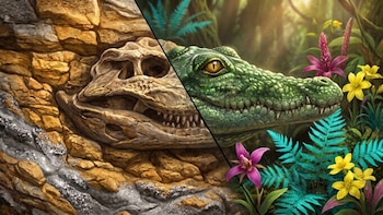 El fósil que ubica a los aligátores en los primeros años tras la gran extinción