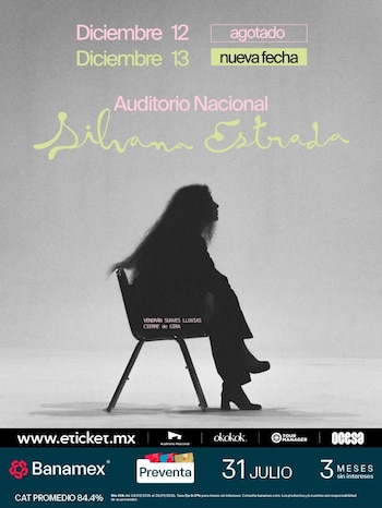 Segunda fecha para el Auditorio Nacional de Silvana Estrada