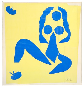 "Desnudo azul, la rana" forma