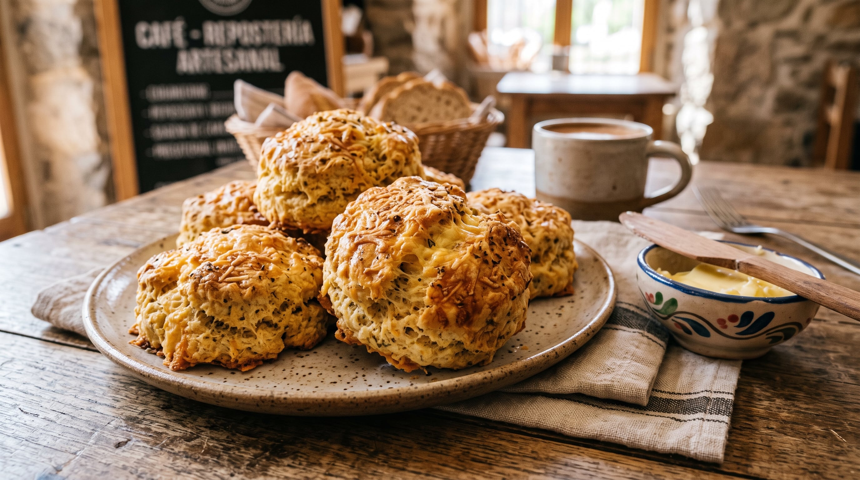 La preparación total de los scones de queso y orégano demora unos 30 minutos, entre la masa y la cocción en el horno - (Imagen Ilustrativa Infobae)