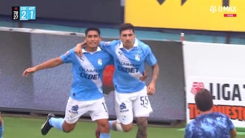 Gol de Gustavo Cazonatti para remontada de Sporting Cristal ante ADT por Liga 1 2026