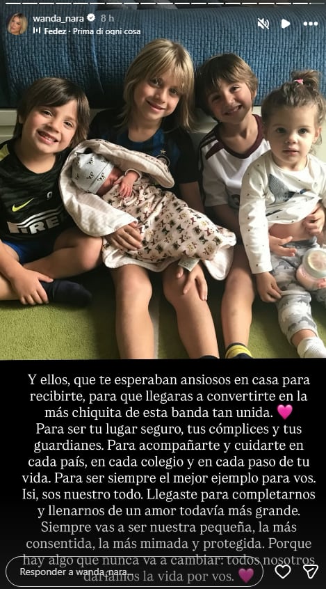 Con unas dedicatorias en sus redes, la conductora agasajó a su pequeña, que este martes cumple 10 años