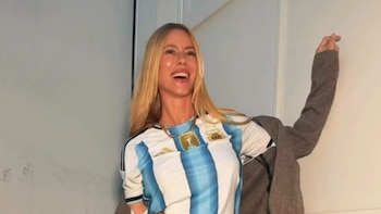 Nicole Neumann vaticinó el 3-0 de Argentina y lanzó su propia cábala mundialista
