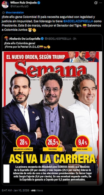 Wilson Ruiz Orejuela reafirmó su