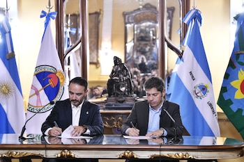 Axel Kicillof se reunió con Juan Pablo Valdés en Corrientes