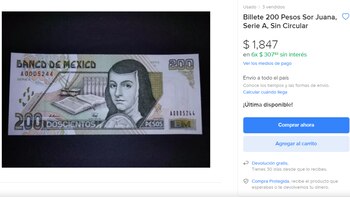 El billete de 200 de