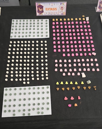 Las pastillas de éxtasis secuestradas