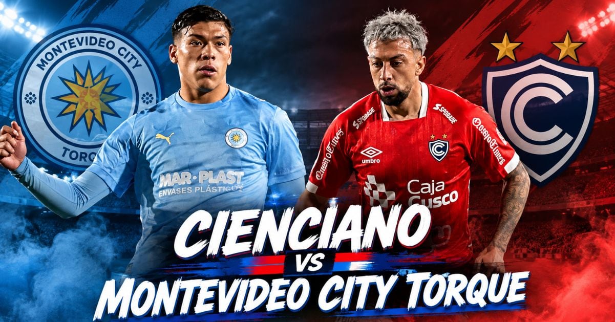 Cienciano se enfrenta a Montevideo City Torque por los cuartos de final vuelta de la Copa Sudamericana 2026.