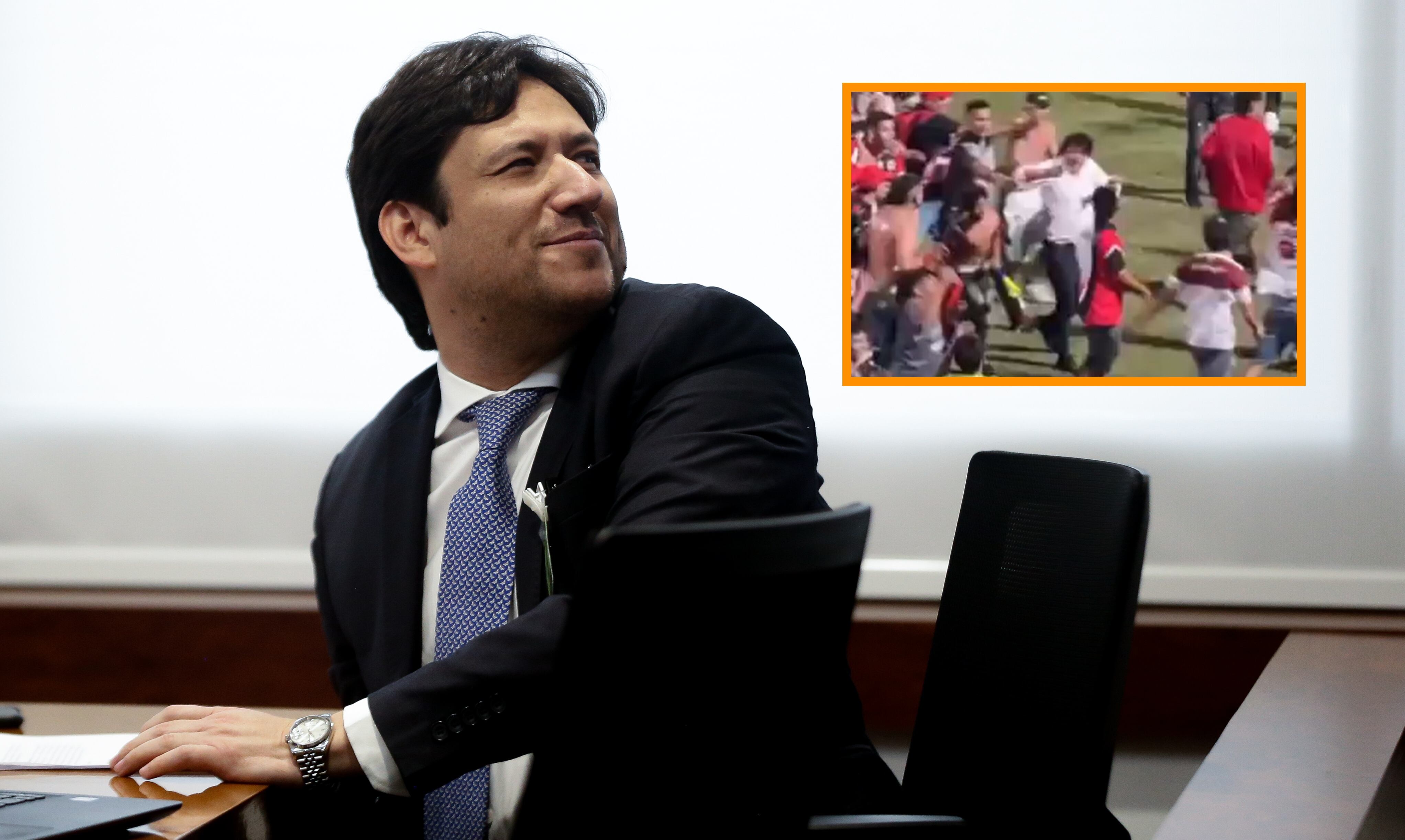 Hinchas del Cúcuta Deportivo atacaron a José Cadena: así fue la agresión al polémico máximo accionista tras el ascenso