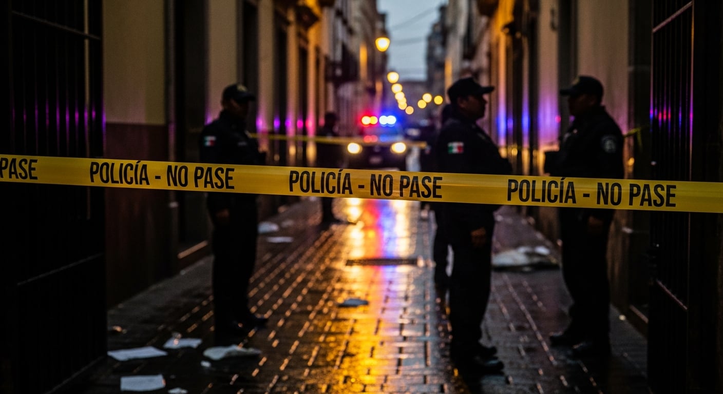 Una cinta amarilla de