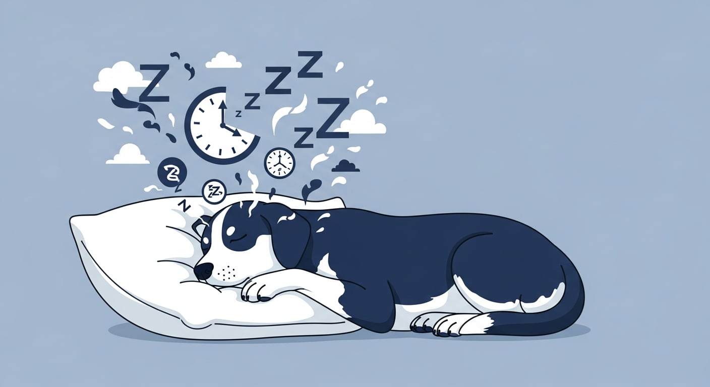 Un estudio de 2020 estima que los perros duermen, en promedio, unas 10 horas diarias, aunque las cifras pueden oscilar entre 7 y 16 horas (Imagen Ilustrativa Infobae)