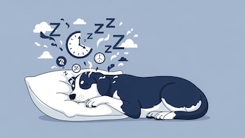 Cómo dormir junto a los humanos transformó el sueño de los perros
