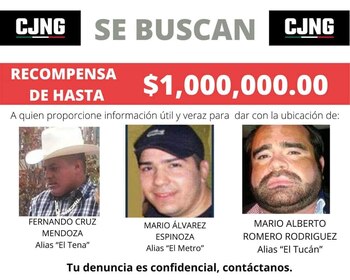 El CJNG ofrece hasta 5,000,000