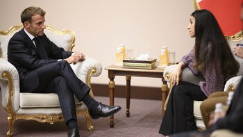 El Presidente francés Emmanuel Macron