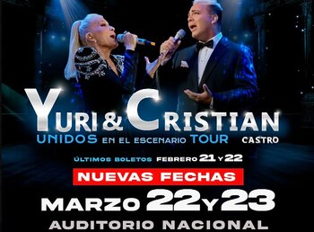 Los nuevos conciertos de Yuri