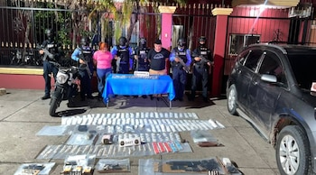 Las autoridades investigan la presunta vinculación de los detenidos con “Los Pelones”. (FOTO: Policía Nacional)