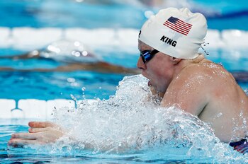 La nadadora estadounidense Lilly