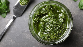 Receta de pesto, rápida y