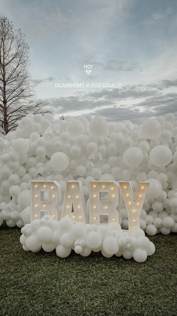 La decoración con globos que